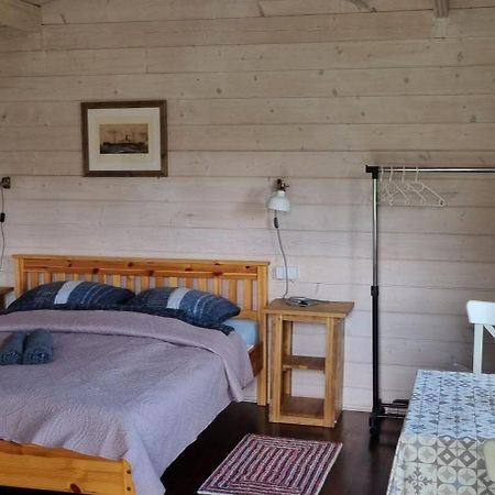 Campsite 37A - Wooden Cabins Karklė Kültér fotó