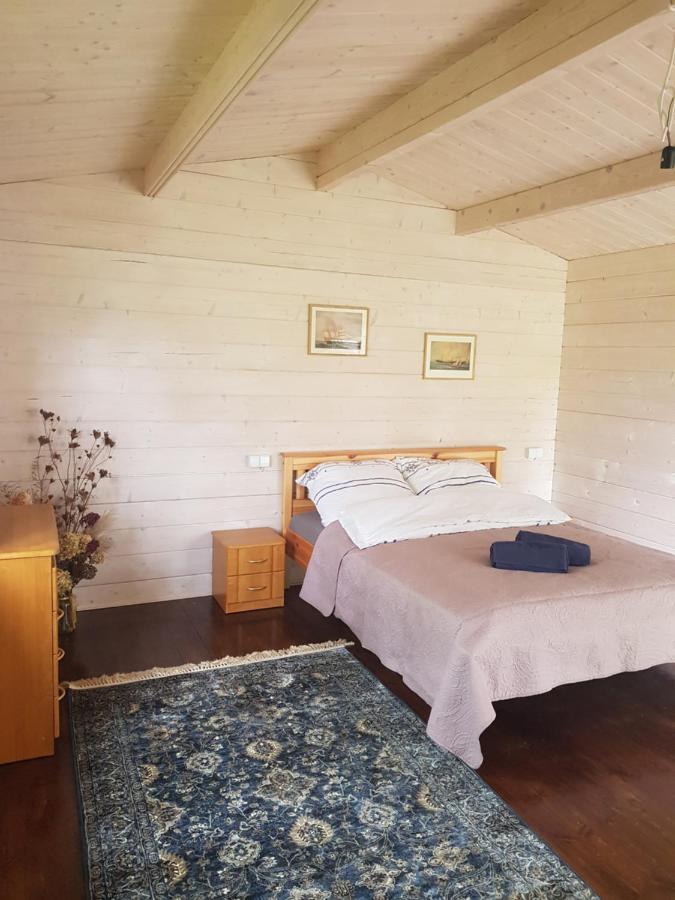 Campsite 37A - Wooden Cabins Karklė Kültér fotó