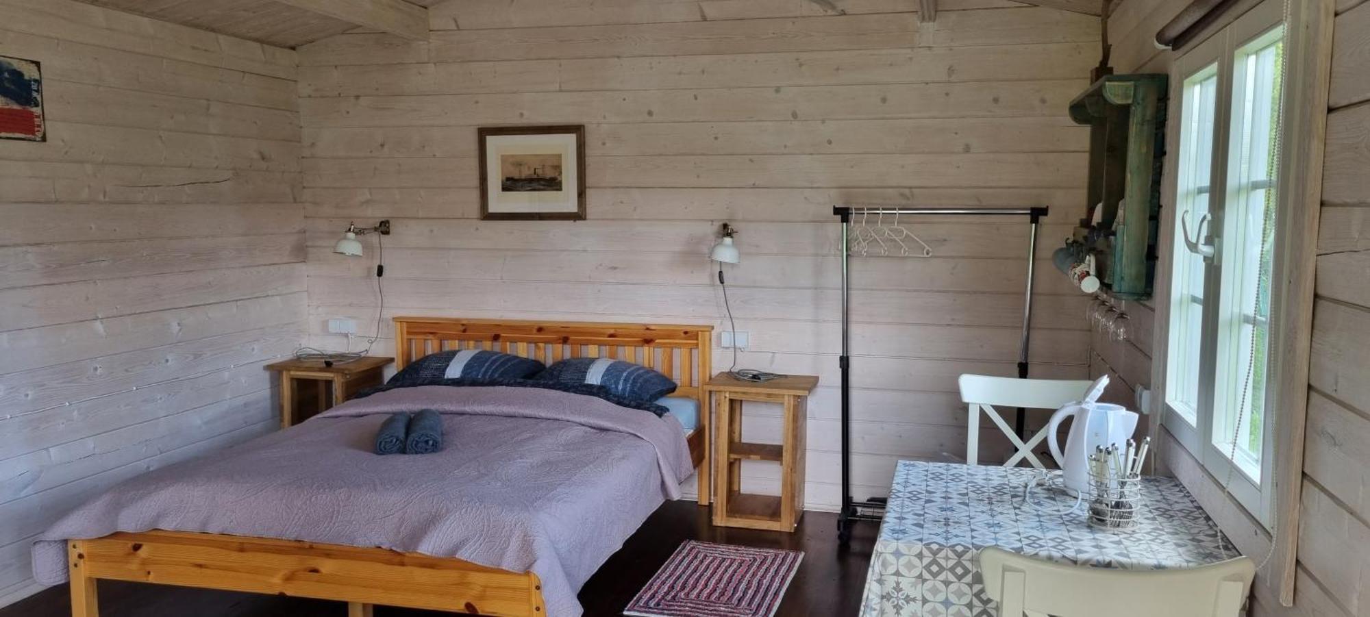 Campsite 37A - Wooden Cabins Karklė Kültér fotó