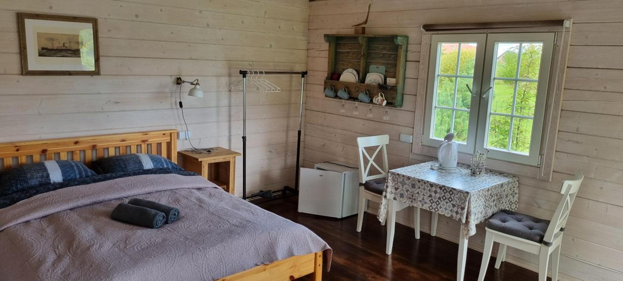 Campsite 37A - Wooden Cabins Karklė Kültér fotó